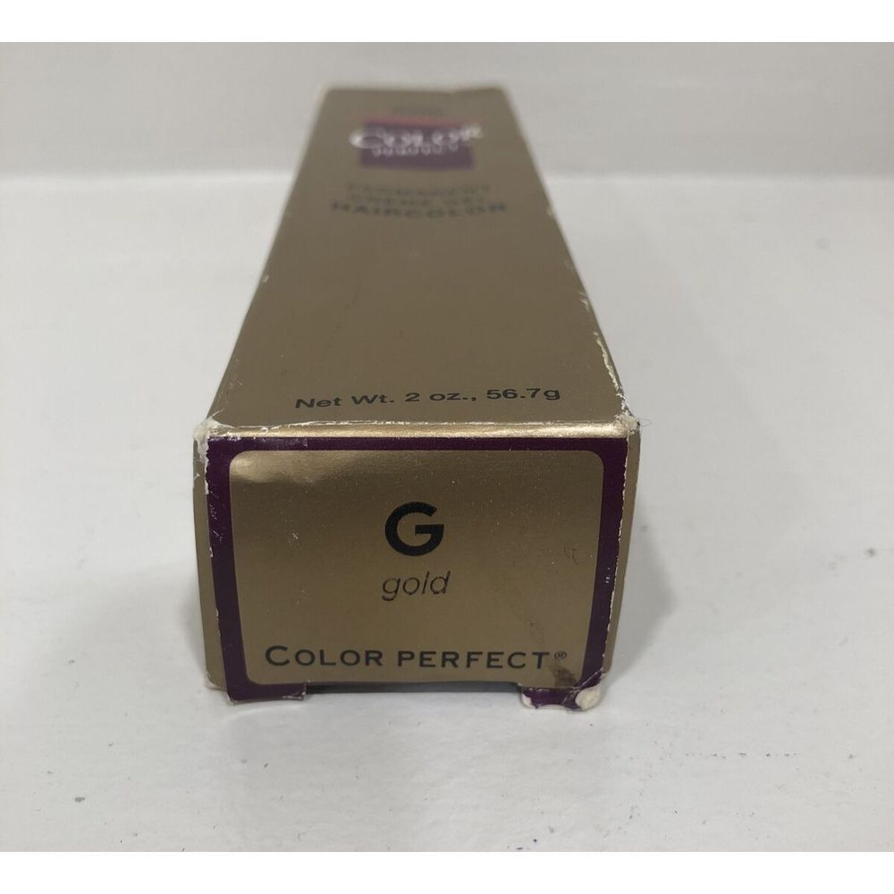 Wella Color Perfect Permanent Hair Color Creme Gel 2oz - # G Gold Discontinued